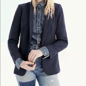 J.crew navy Parke blazer in wool flannel
